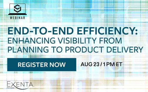 Webinar: End-To-End Efficiency - Enhancing Visibility from Planning to Product Delivery
