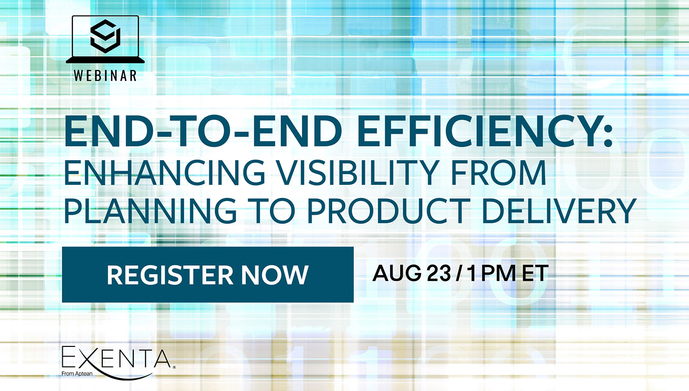 Webinar: End-To-End Efficiency - Enhancing Visibility from Planning to Product Delivery